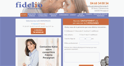 Desktop Screenshot of fidelio-perpignan.fr